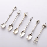 Vintage Dessert Royal Style  Cutlery Set